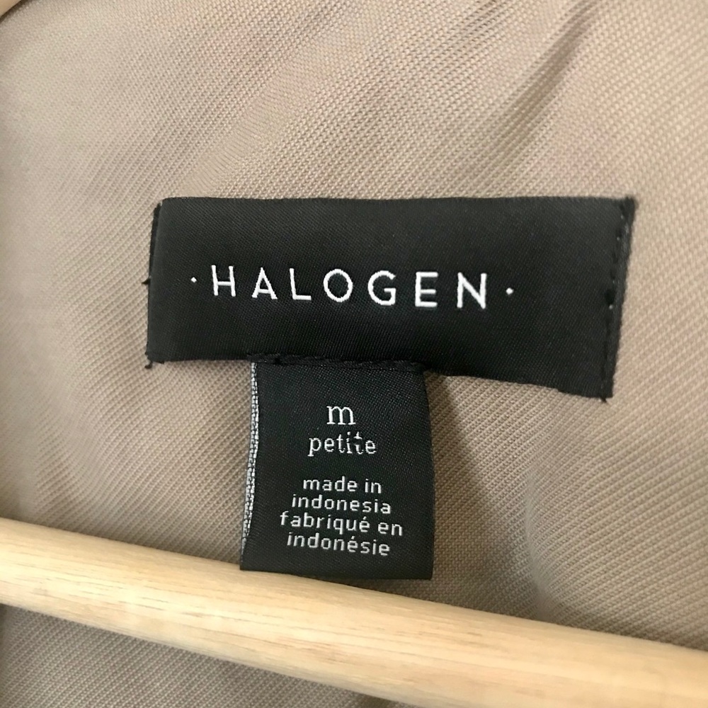 Sold Halogen Twill Zip Front Utility Jacket - Picture 3 of 4